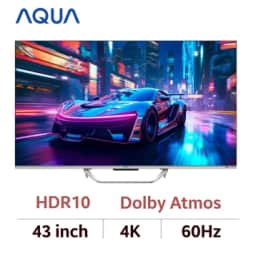 AQUA Google Tivi AQUA QLED 4K 43 inch 2024 (AQT43S800UX) 43"