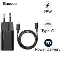 Bộ sạc nhanh Baseus Super Si 25W 1 cổng kèm cáp Type-C to Type-C 1M