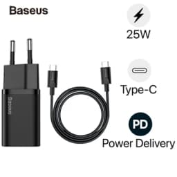 Bộ sạc nhanh Baseus Super Si 25W 1 cổng kèm cáp Type-C to Type-C 1M
