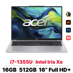 Acer Aspire Lite 16 GEN 2 AL16-52P-76DU Intel Core i7 Raptor Lake - 1355U 16GB 512GB