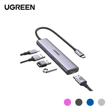 Hub chuyển đổi Ugreen USB-C 5 IN 1 CM478 15495