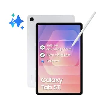Samsung Galaxy Tab S11 12GB 128GB, mẫu máy tính bảng nhẹ nhất trong bài dành cho sinh viên