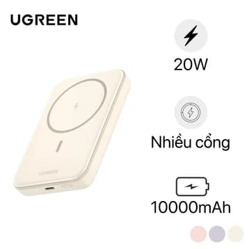 Pin dự phòng Ugreen không dây Magnetic PB561 10000mAh 20W