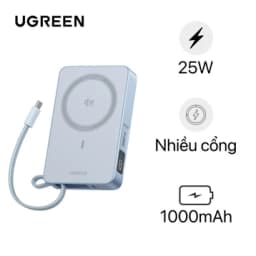 Pin dự phòng Magsafe Ugreen MagFlow 10000mAh 25W 65958