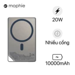 Pin dự phòng Mophie Essentials Snap+ 10000mAh Metallic - 530
