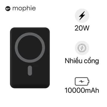 Pin dự phòng không dây Mophie Essentials Snap+ Powerstation 10,000mAh