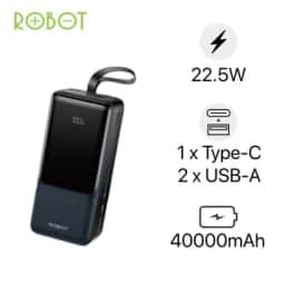 Pin sạc dự phòng Robot RT40 40000mAh 22.5W