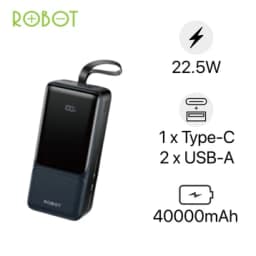Pin sạc dự phòng Robot RT40 40000mAh 22.5W