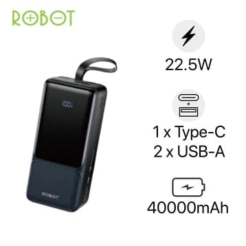 Pin sạc dự phòng Robot RT40 40000mAh 22.5W