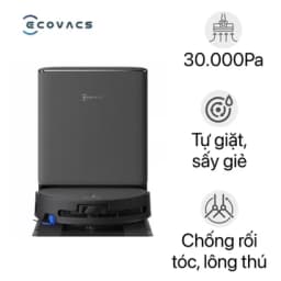 Robot hút bụi lau nhà Ecovacs Deebot T90 PRO OMNI - Trắng