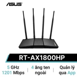 Router Wifi 6 băng tần kép Asus RT-AX1800HP
