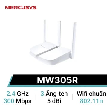 Router Wifi chuẩn N 300 MBPS Mercusys MW305R