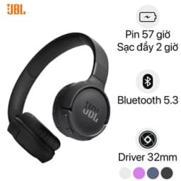 Tai nghe Bluetooth chụp tai JBL Tune 520BT