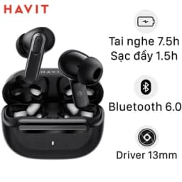 Tai nghe Bluetooth True Wireless Havit TW972