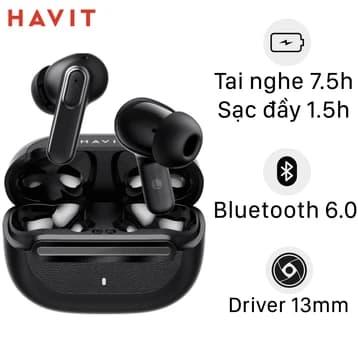 Tai nghe Bluetooth True Wireless Havit TW972