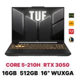ASUS TUF Gaming F16 FX607VJ-RL034W Intel Core 5 210H 2.2 GHz 16GB 512GB