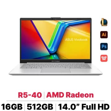 ASUS VivoBook Go 14 E1404FA-EB935W AMD Ryzen 5 40 16GB 512GB