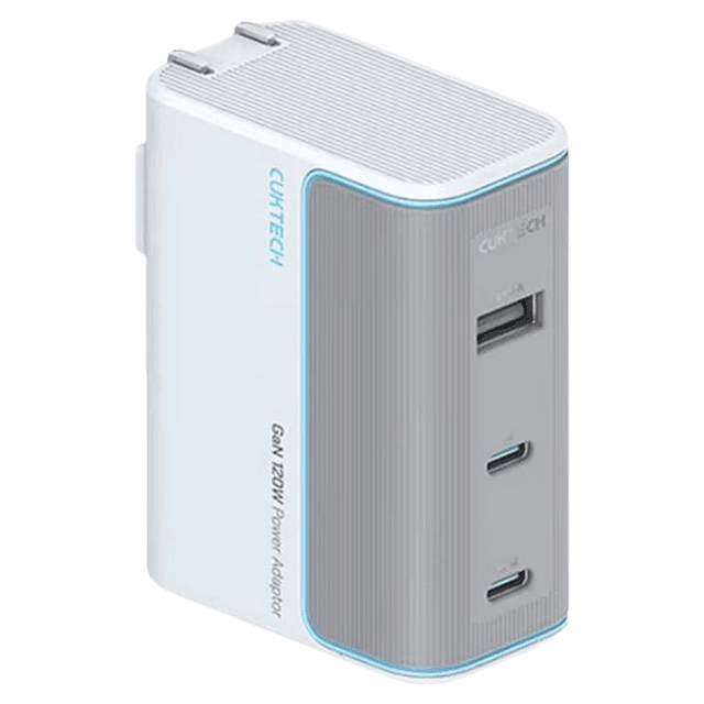Củ sạc nhanh 3 cổng 100W (2 USB-C + USB-A) GaN AD1003 Cuktech