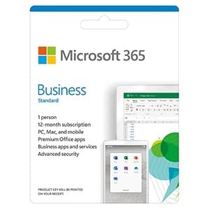 Key-online Microsoft 365 Business Standard (01 năm; 05 PC hoặc Mac + 5 MTB + 5 ĐT)