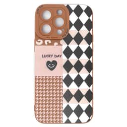 Ốp lưng iPhone 14 Pro Max Meetu họa tiết caro
