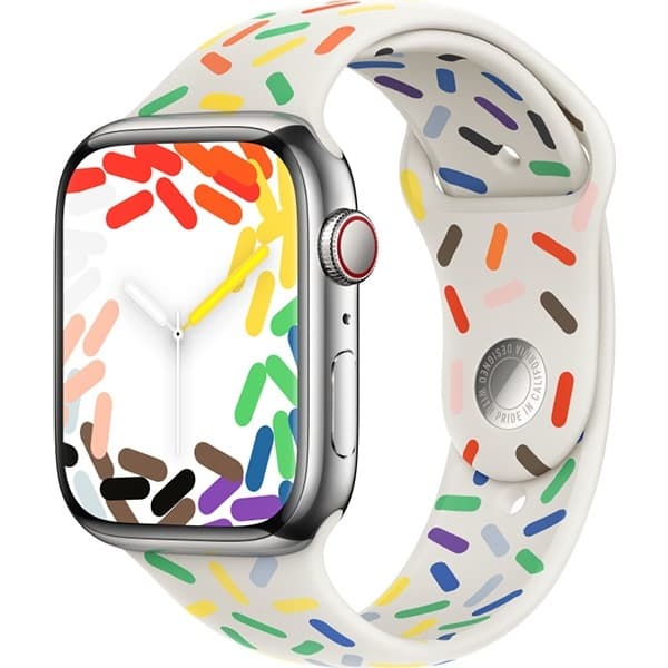 Apple Phụ kiện Dây đeo Apple Watch 45mm Cao su Pride Edition MRTN3FE/A 45mm