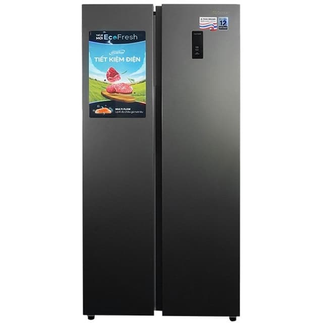 Casper Tủ lạnh Inverter side by side 458 lít RS-460PG 458 lít