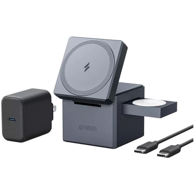 Sạc nhanh không dây 3in1 Anker Cube Y1811 15w