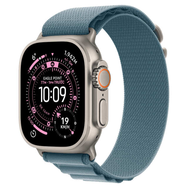 Apple Watch Ultra 3 GPS + Cellular 49mm Viền titan Dây quấn Alpine 49mm