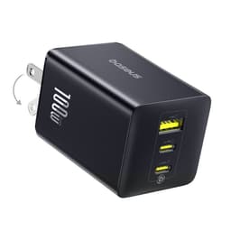 Củ sạc nhanh 3 cổng 100W EnerFill FE11 (2 USB-C + USB A) PD/PPS Baseus