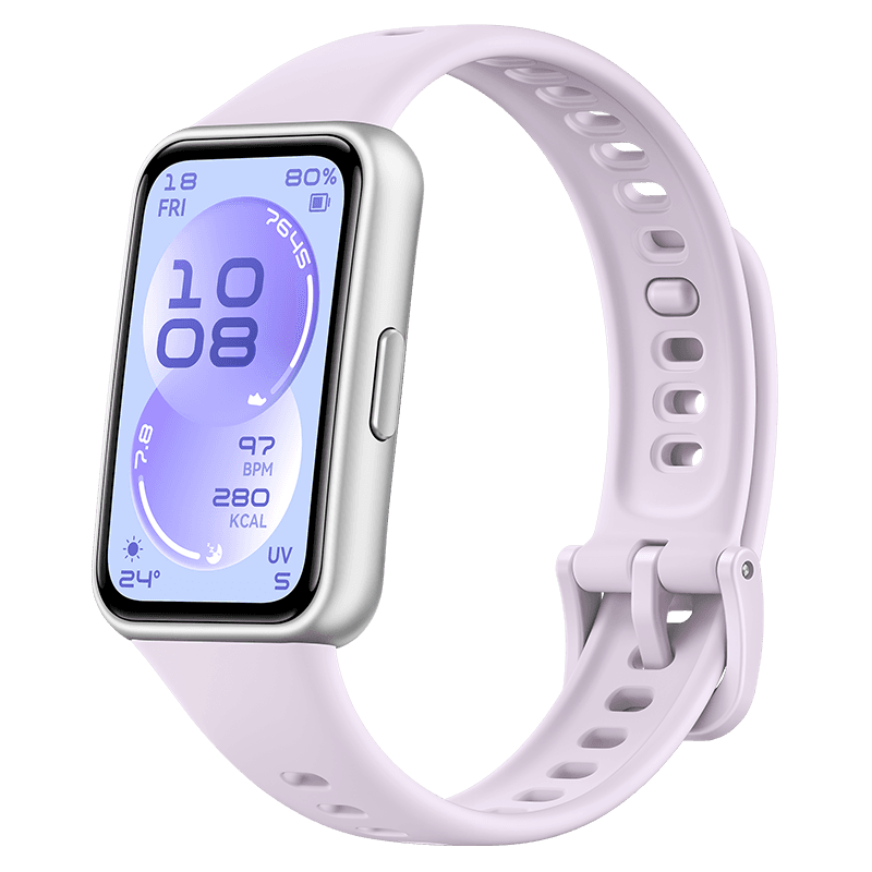 Huawei Band 11 viền nhựa màu tím, phiên bản nhẹ và nhiều màu sắc