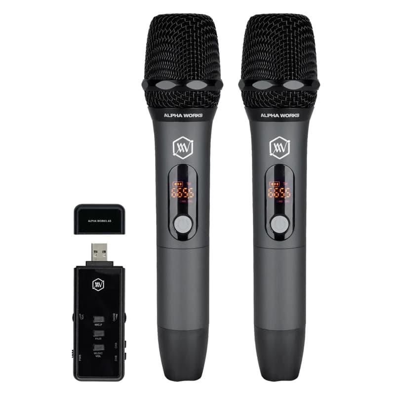Micro karaoke không dây Alpha Works A6