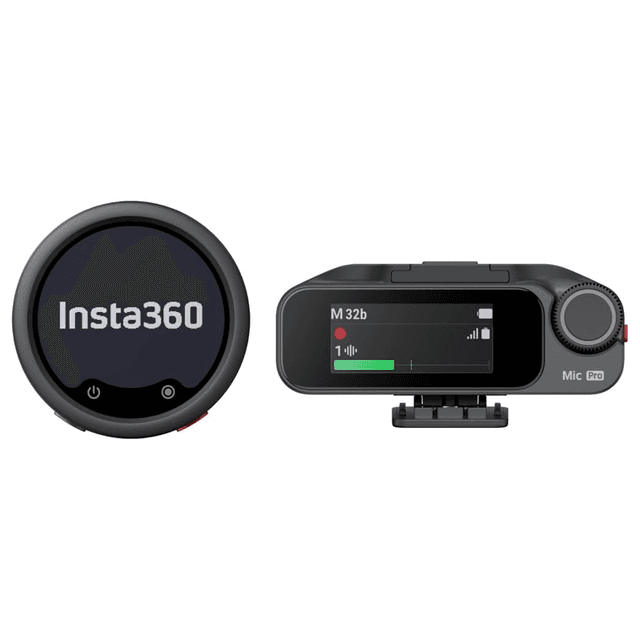 Mic thu âm không dây Insta360 Mic Pro (2 TX + 1 RX)