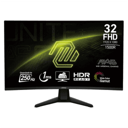 MSI Màn hình Cong Gaming MAG 32C6X/32inch FHD (1920x1080)/VA 250Hz/Cong 1500R 32"