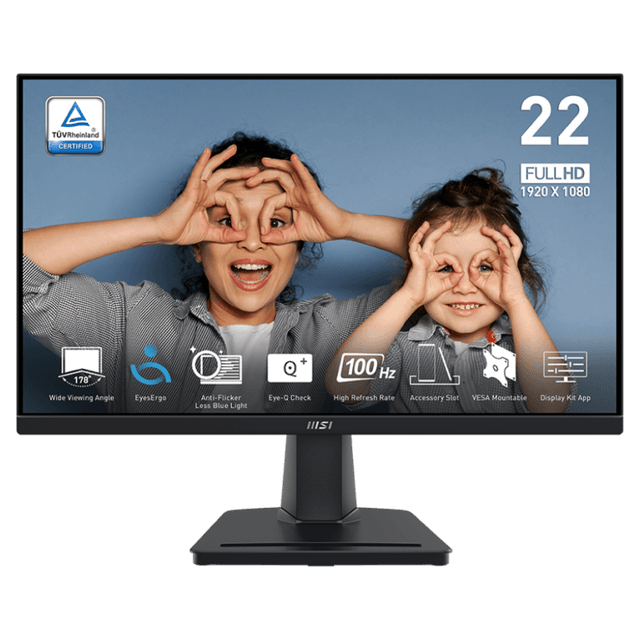 MSI Màn hình Pro MP225V/21.5inch FHD(1920x1080)/VA 100Hz 21.5"