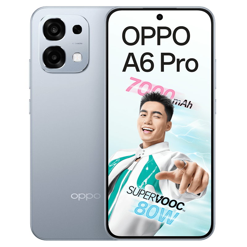 Điện thoại OPPO A6 Pro màu bạc