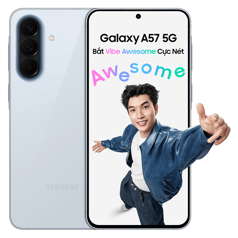 Samsung Galaxy A57 5G màu xanh