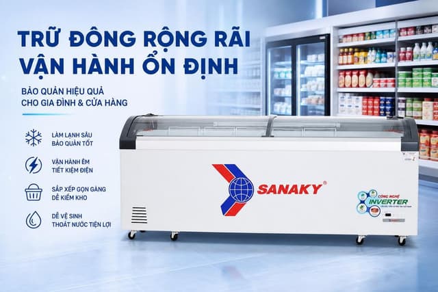 Sanaky Inverter 750 lít VH-1099K3A 750 lít