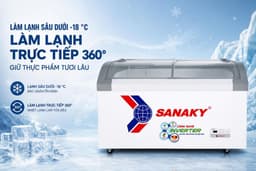 Sanaky Inverter 350 lít VH-4899K3B 350 lít