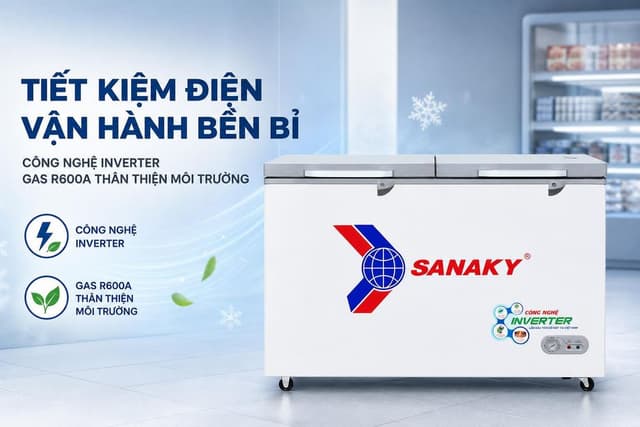 Sanaky Inverter 410 lít VH-5699HY4K 410 lít