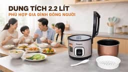 Kangaroo Nồi cơm nắp gài Kangaro 2.2 lít KGRC22M5G 2.2 lít