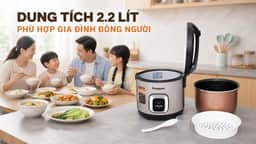 Kangaroo Nồi cơm nắp gài Kangaro 2.2 lít KGRC22M5G 2.2 lít