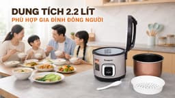 Kangaroo Nồi cơm nắp gài Kangaro 2.2 lít KGRC22M5G 2.2 lít
