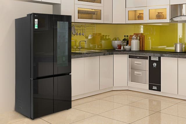 LG Inverter 617 lít Multi Door InstaView LFB61BLGAI 617 lít