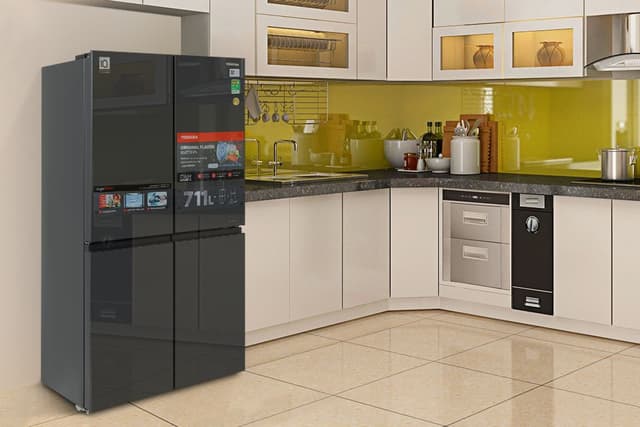 Toshiba Inverter 711 lít Multi Door GR-RF900WI-PMV(06)-MG 711 lít
