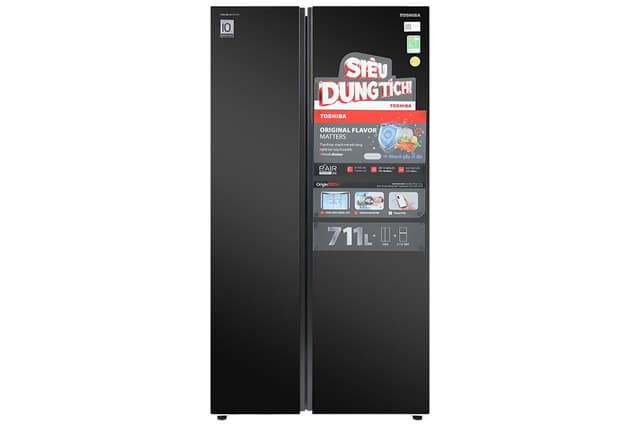 Toshiba Inverter 711 lít Side By Side GR-RS910WI-PMV(06)-MG 711 lít