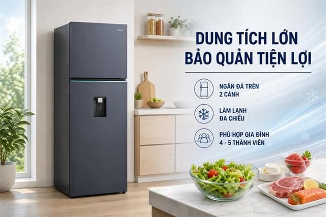 Aqua Inverter 455 lít AQR-TA518FA (WSL) 455 lít