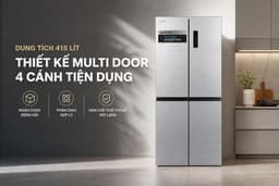 Funiki Inverter 415 lít Multi Door HR M8415SS 415 lít