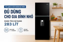 Aqua Inverter 283 lít AQR-T305FA (WLB) 283 lít