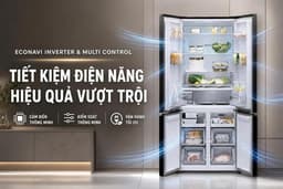Panasonic Inverter 520 lít Multi Door NR-XZ590HGKV 520 lít