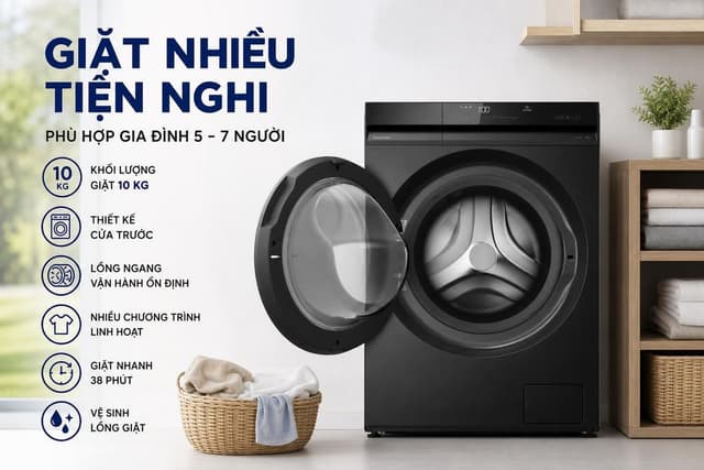 Panasonic Inverter 10 Kg NA-20VDR1BVT 10kg